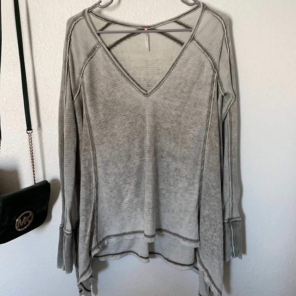 Free people XS Long Thermal Top